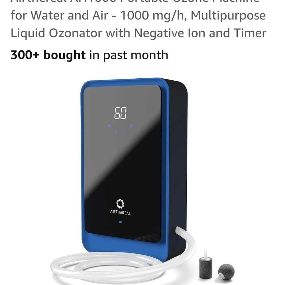 Airthereal Ozone Machine in Blue and Black